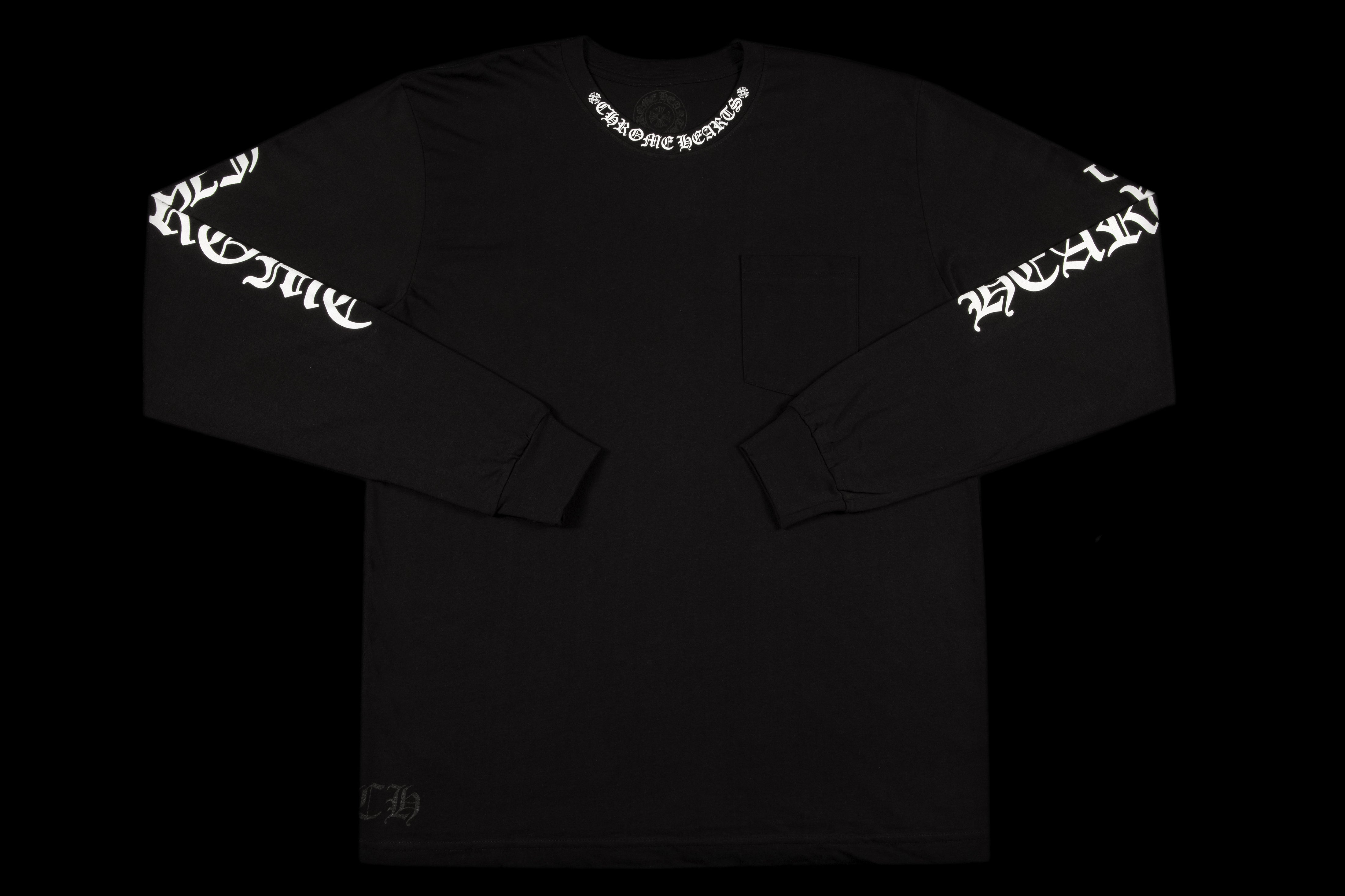 CHROME HEARTS NECK LOGO L/S T-SHIRT - PROJECT BLITZ