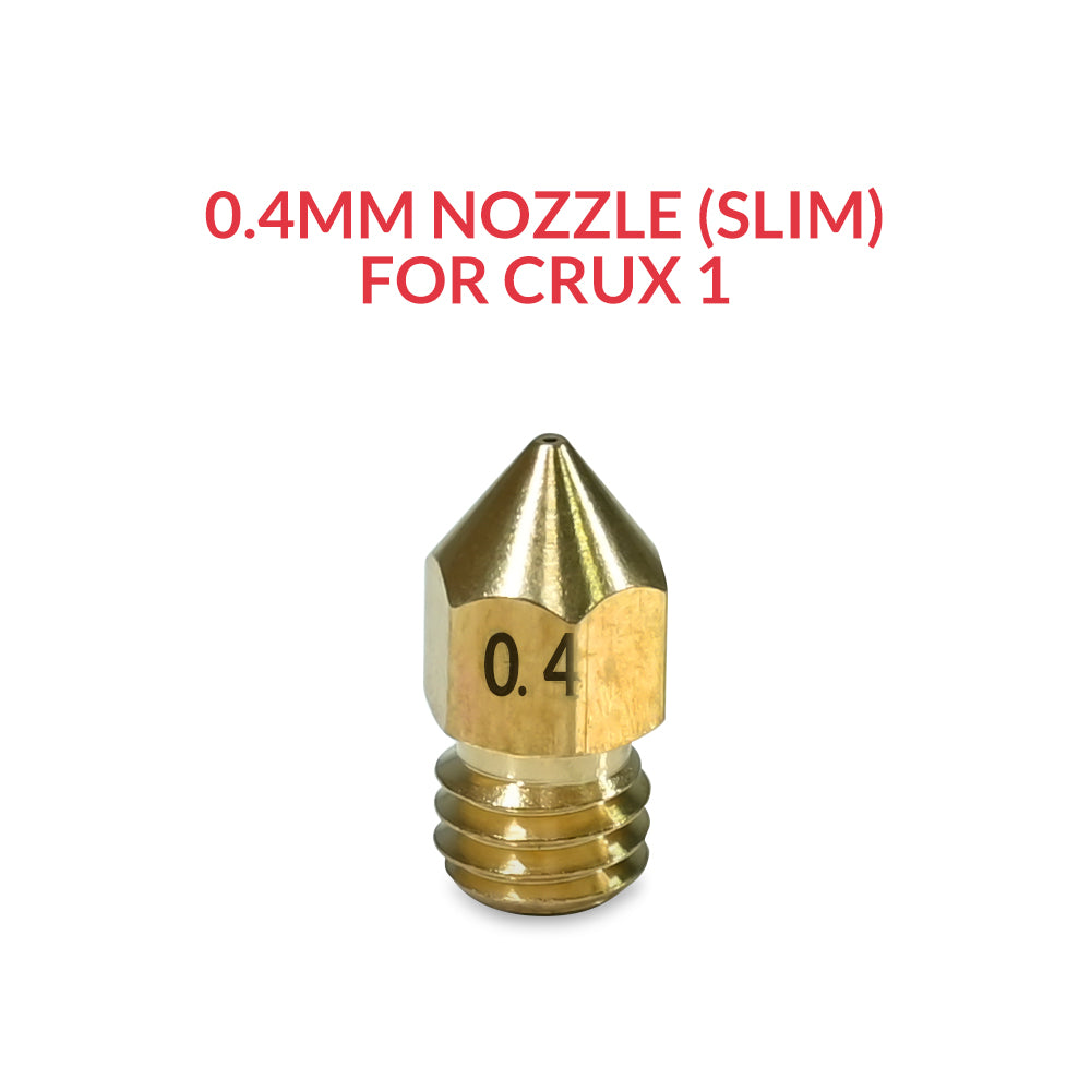 Tronxy 3D Printer Nozzle (SLIM) 0.4mm for Crux 1 (5PCS) – Tronxy
