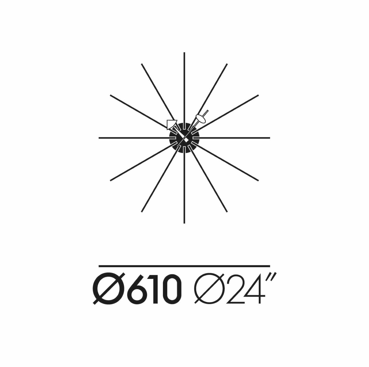 スター クロック（Wall Clocks - Star Clock）／ジョージ・ネルソン