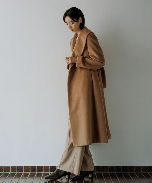 ROPÉ(ロペ) / プレミアムカシミヤ ショールカラーコート【25AW