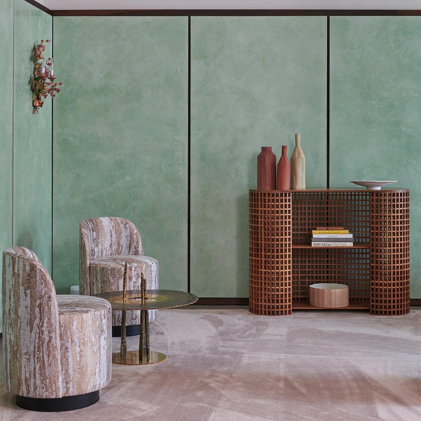 Mandala Side Table La Fucina di Efesto | Artemest