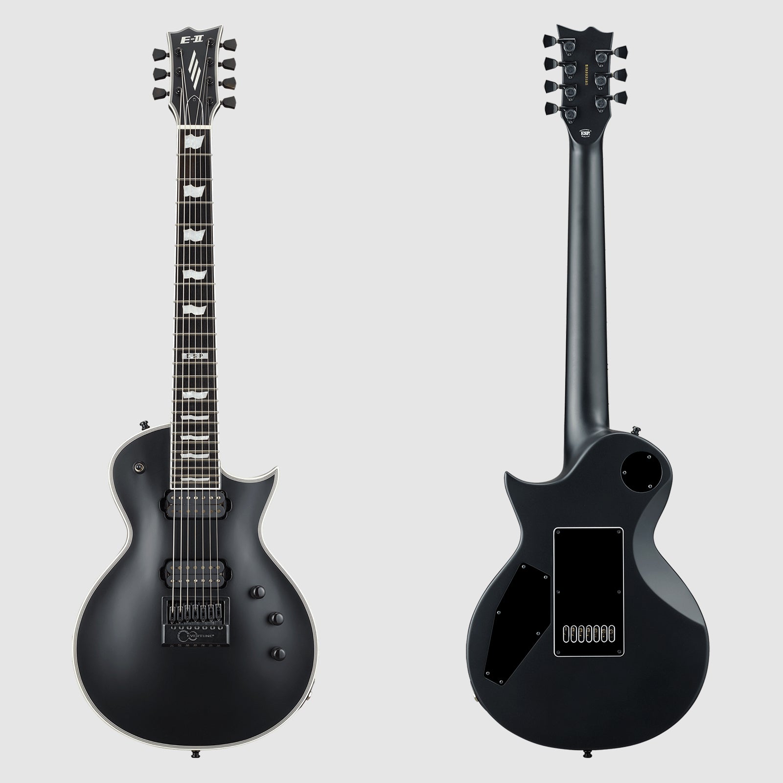 ESP E-II Eclipse-7 EverTune • Black Satin • Made In Japan