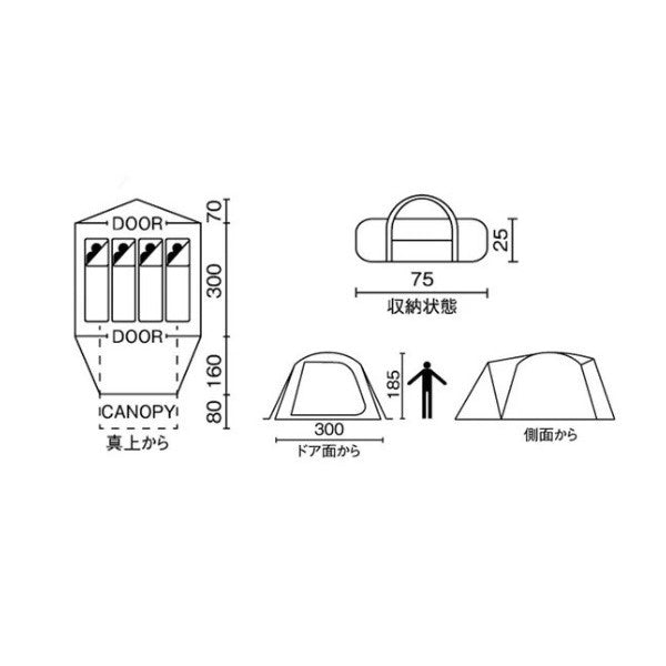 Coleman - Tough Wide Dome IV/300 Limited Edition 2000033499