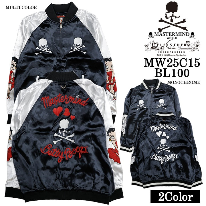 MASTERMIND WORLD BETTY BOOP SOUVENIR JACKET [BOXY FIT] マスター