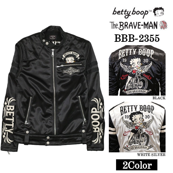 THE BRAVEMAN×BETTY BOOP ベティーブープ ボンディング ライダース