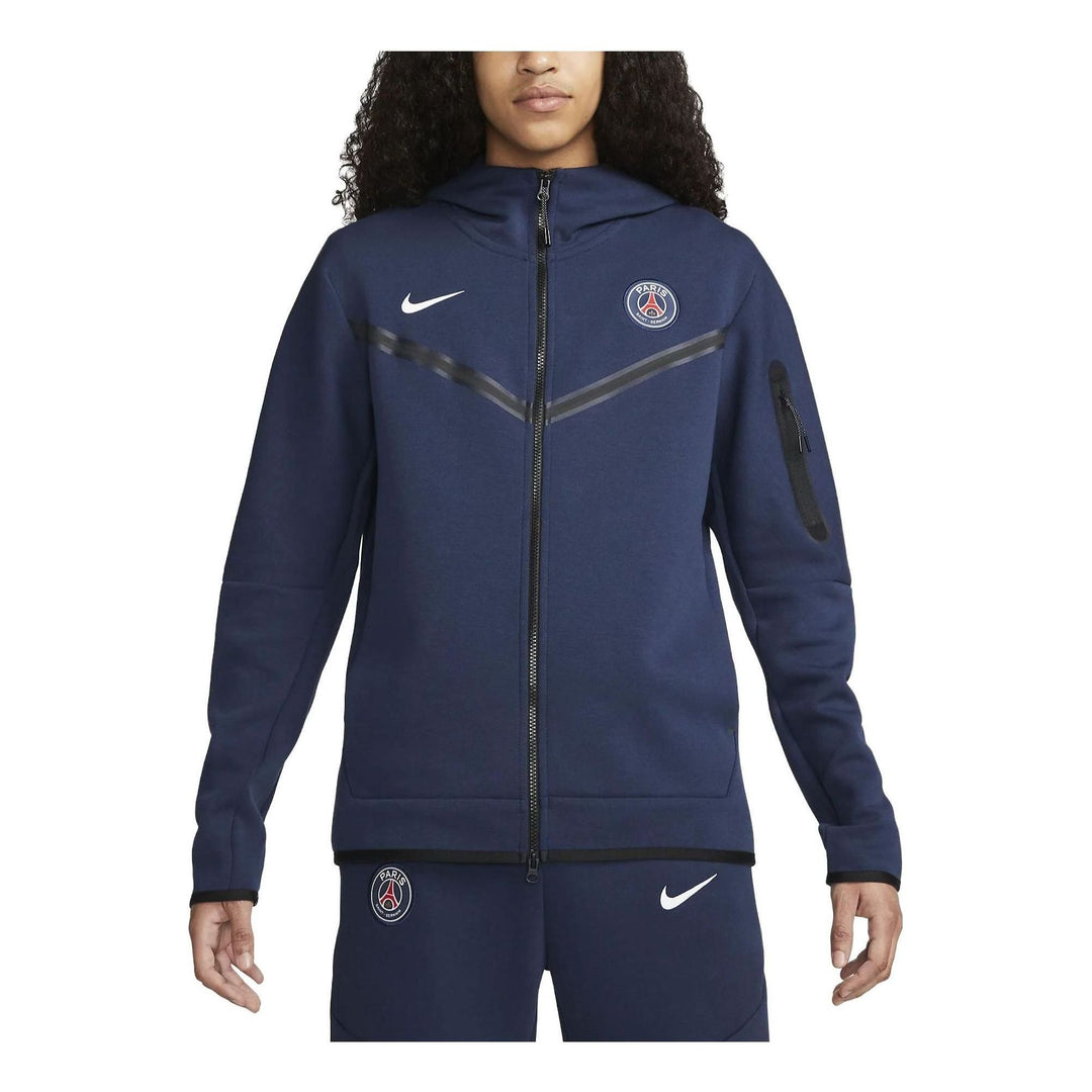 Nike Sportswear Tech Fleece Full-Zip PSG Hoodie 'Midnight Navy