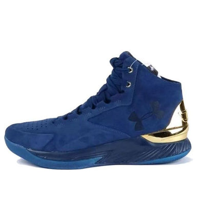 Under Armour Curry 1 Lux Mid 'Black Suede' 1298701-001