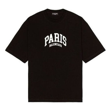 Balenciaga Cities Paris T-shirt Medium Fit 'Green' 612966TLVL73011