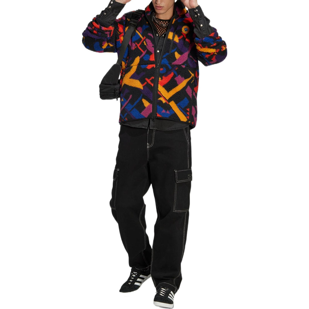 adidas originals Wander Hour Full-Zip Printed Fleece Jacket