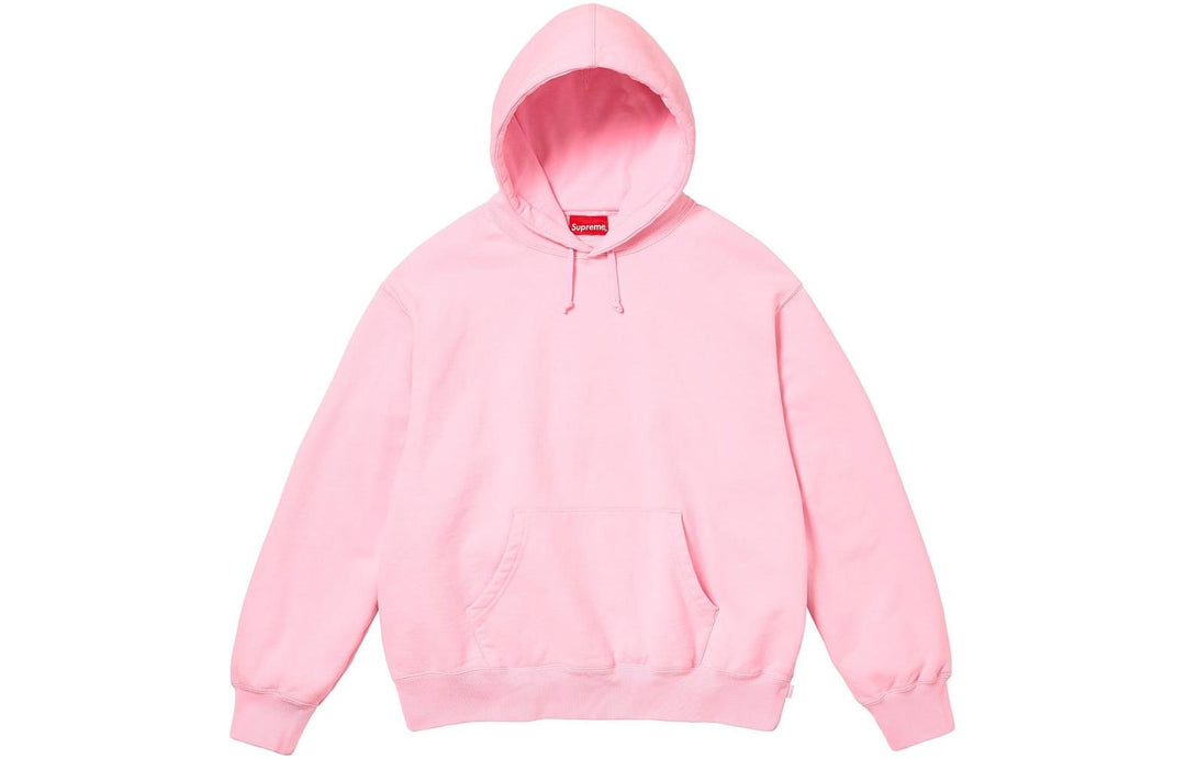 Supreme FW23 Week8 Satin Appliqu Hoodie 'Pink' SUP-FW23-148