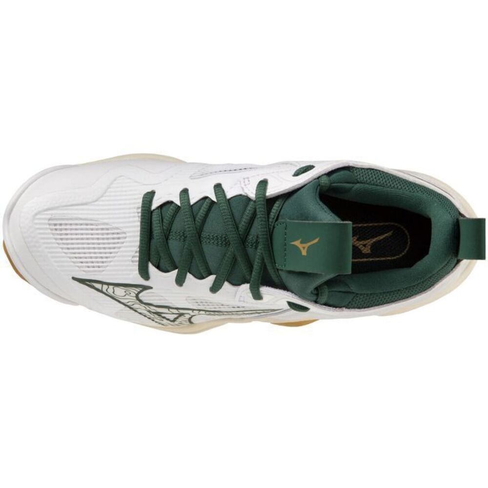 Mizuno Wave Momentum 3 'White Green Gold' V1GA231244