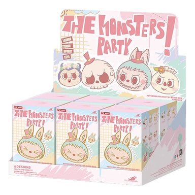 Pop Mart The Monsters Labubu Party Reversible Pendant Sealed Case