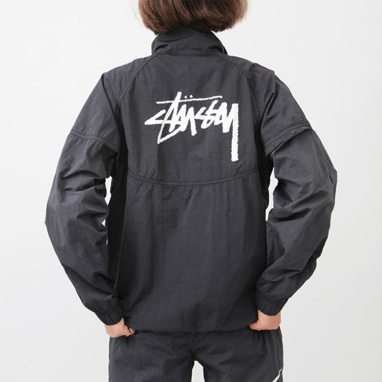 Stussy x Nike Crossover Long Sleeves Training Jacket Unisex Black