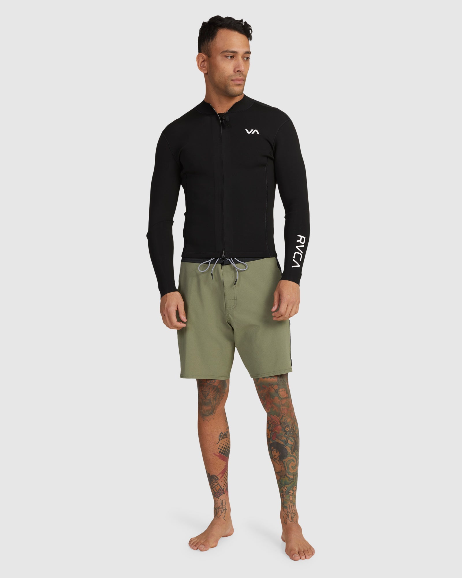Mens 3/2mm Balance Chest Zip Fullsuit – RVCA AU