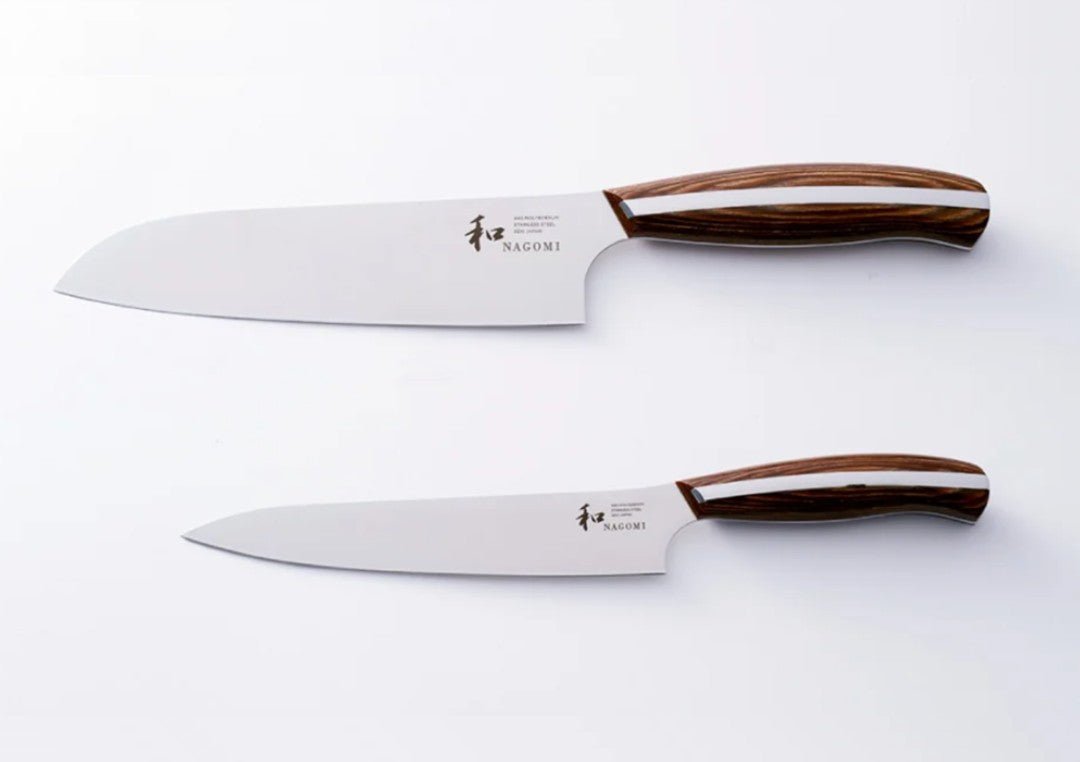 NAGOMI 2-Piece Set (Santoku Knife and Petty Knife) | Japanese Food