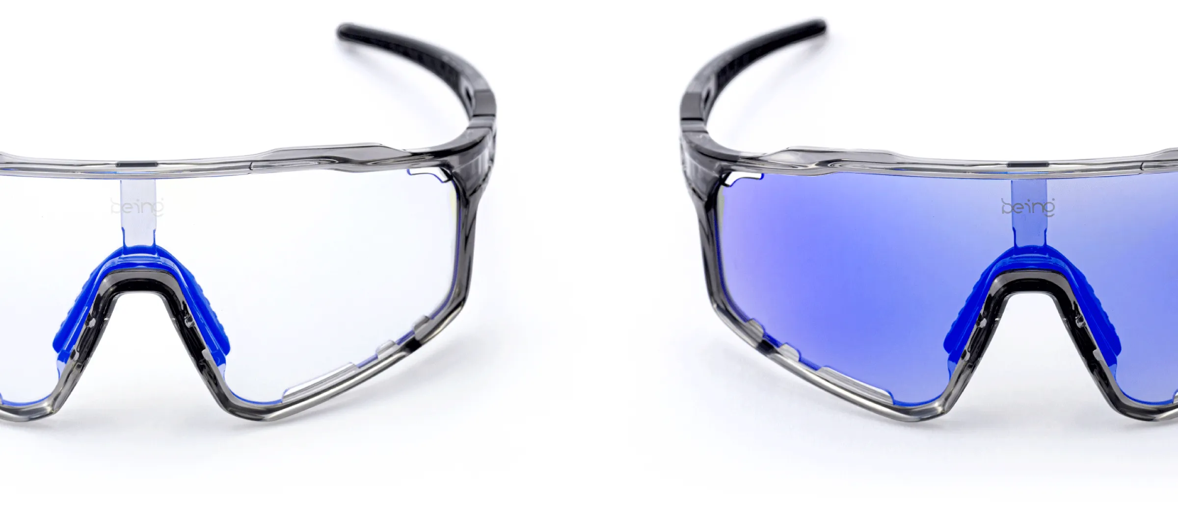 Libero【グレー】Blue Mirror Lens(紫外線調光) – being