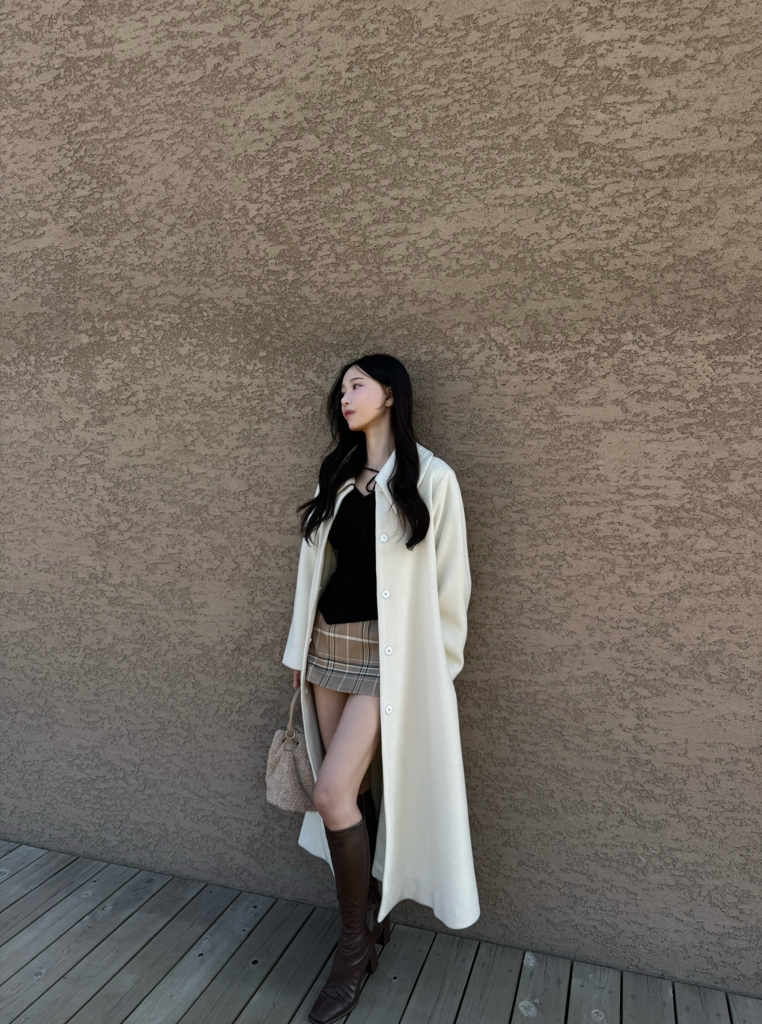 STAFF BLOG〉Serene shaggy coat – YILON