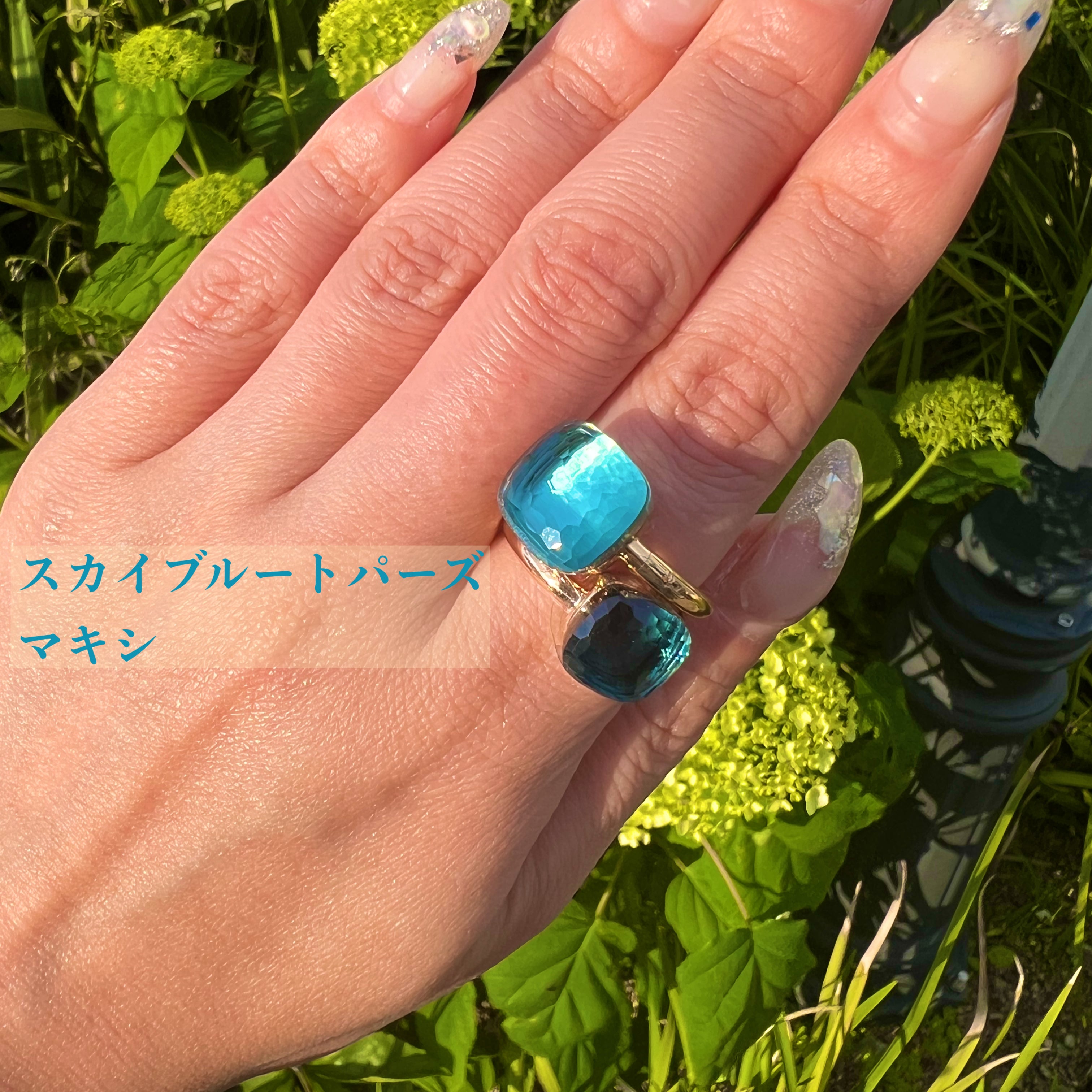 ポメラート】名品ヌードリング💍人気のロンドンブルートパーズにどの