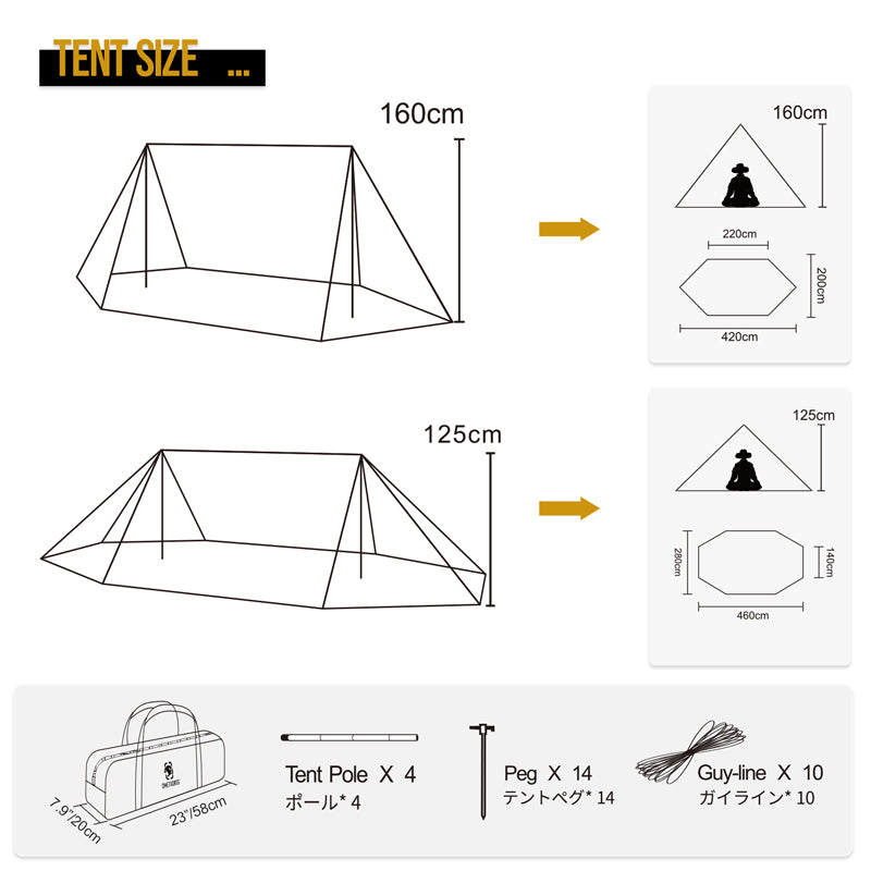 T/C ROC SHIELD ブッシュクラフトテント | OneTigris – OneTigris Camping
