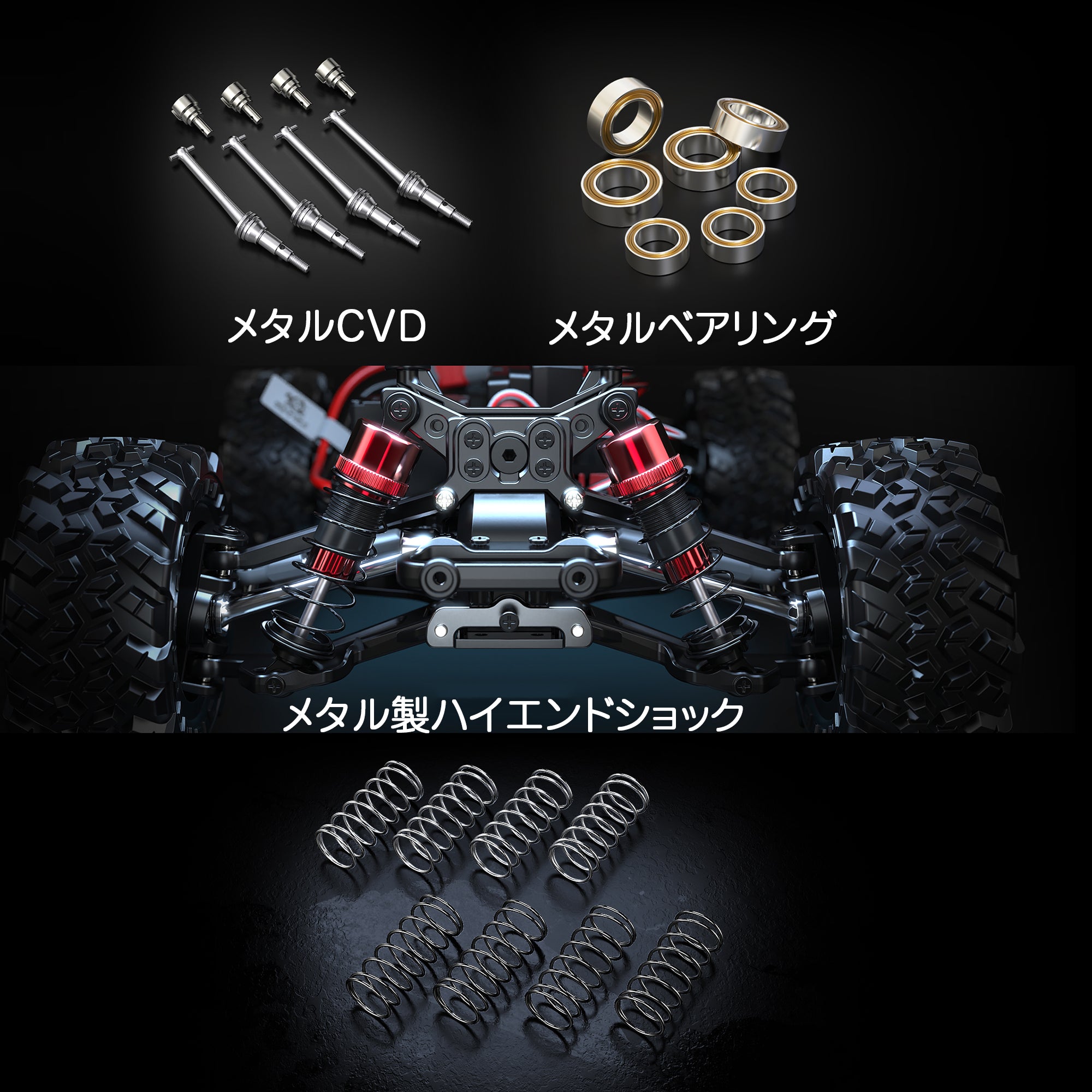 MJXRC 14209 1/14オフロードラジコンクローラー 4WD 技適認証済み