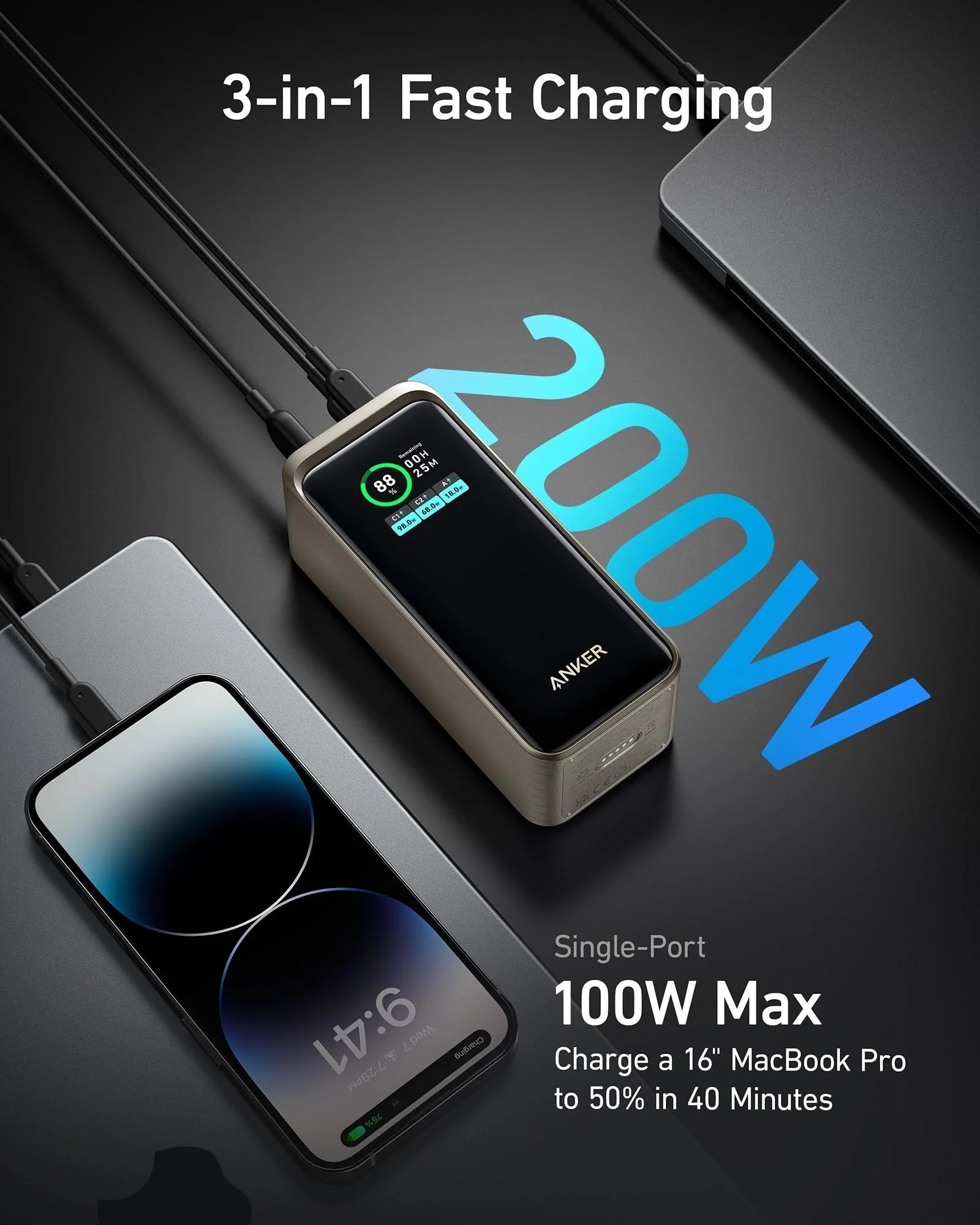 Shop Anker Prime 20,000mAh Power Bank (200W) | Nordics Charging