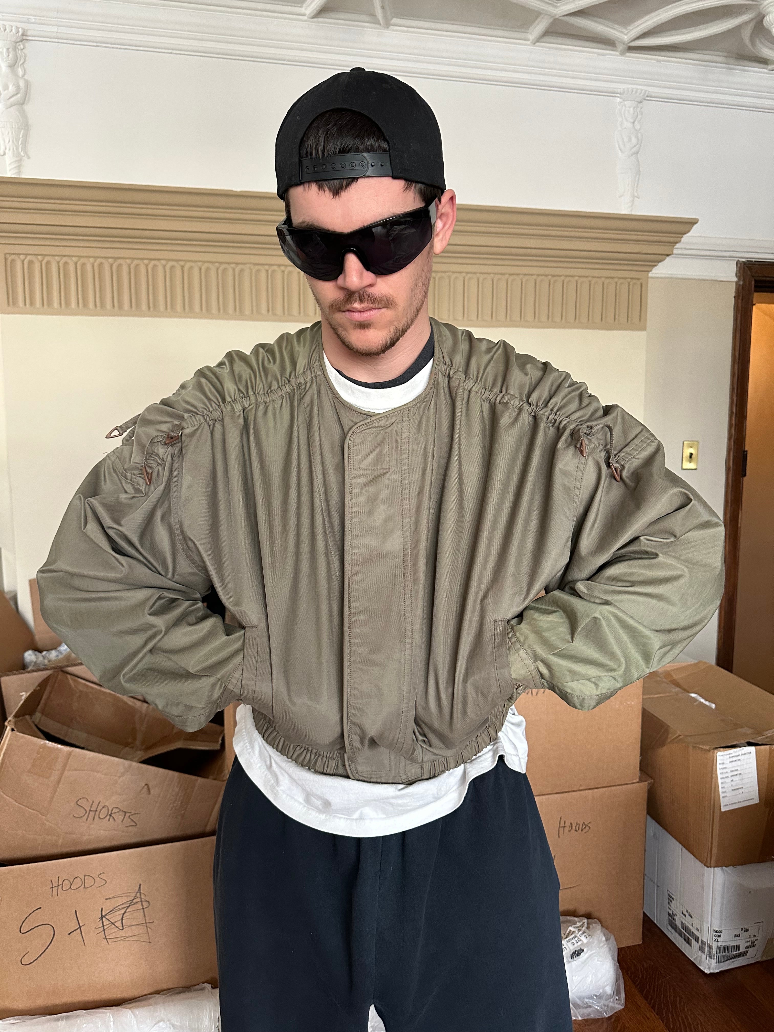 2000s Kostas Murkudis x New York Industries Canvas Work Jacket