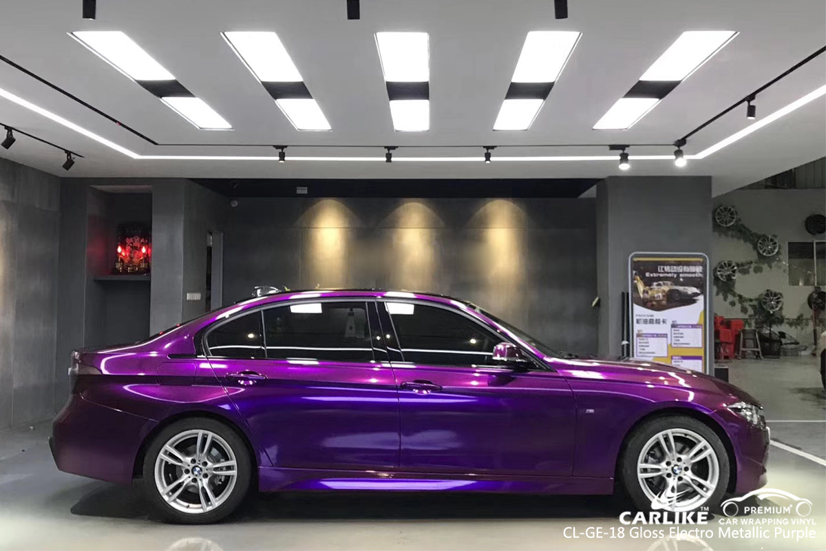 CARLIKE CL-GE-18 GLOSS ELECTRO METALLIC PURPLE VINYL For BMW