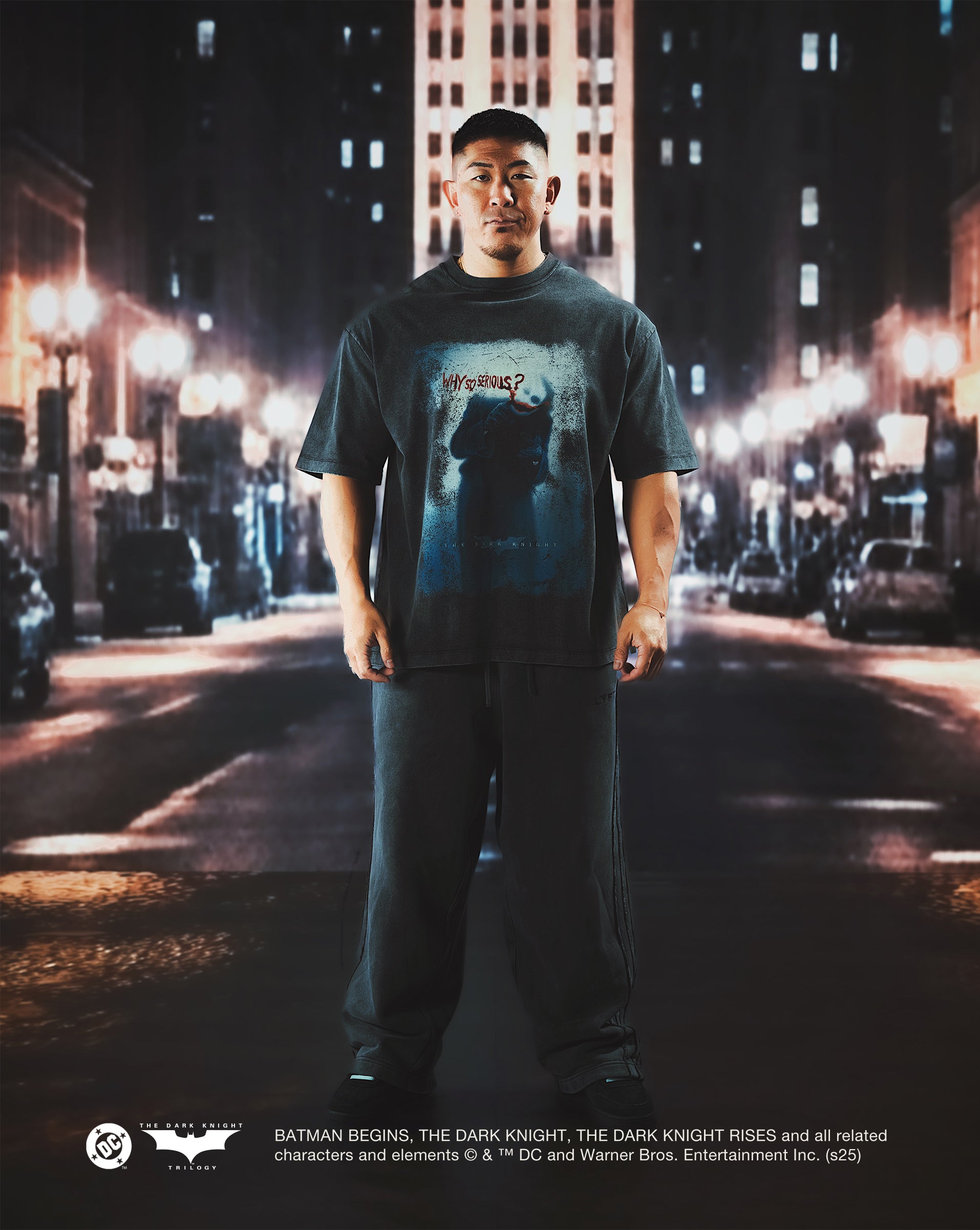 THE JOKER / Why So Serious Vintage Big T-Shirt - Black – LÝFT