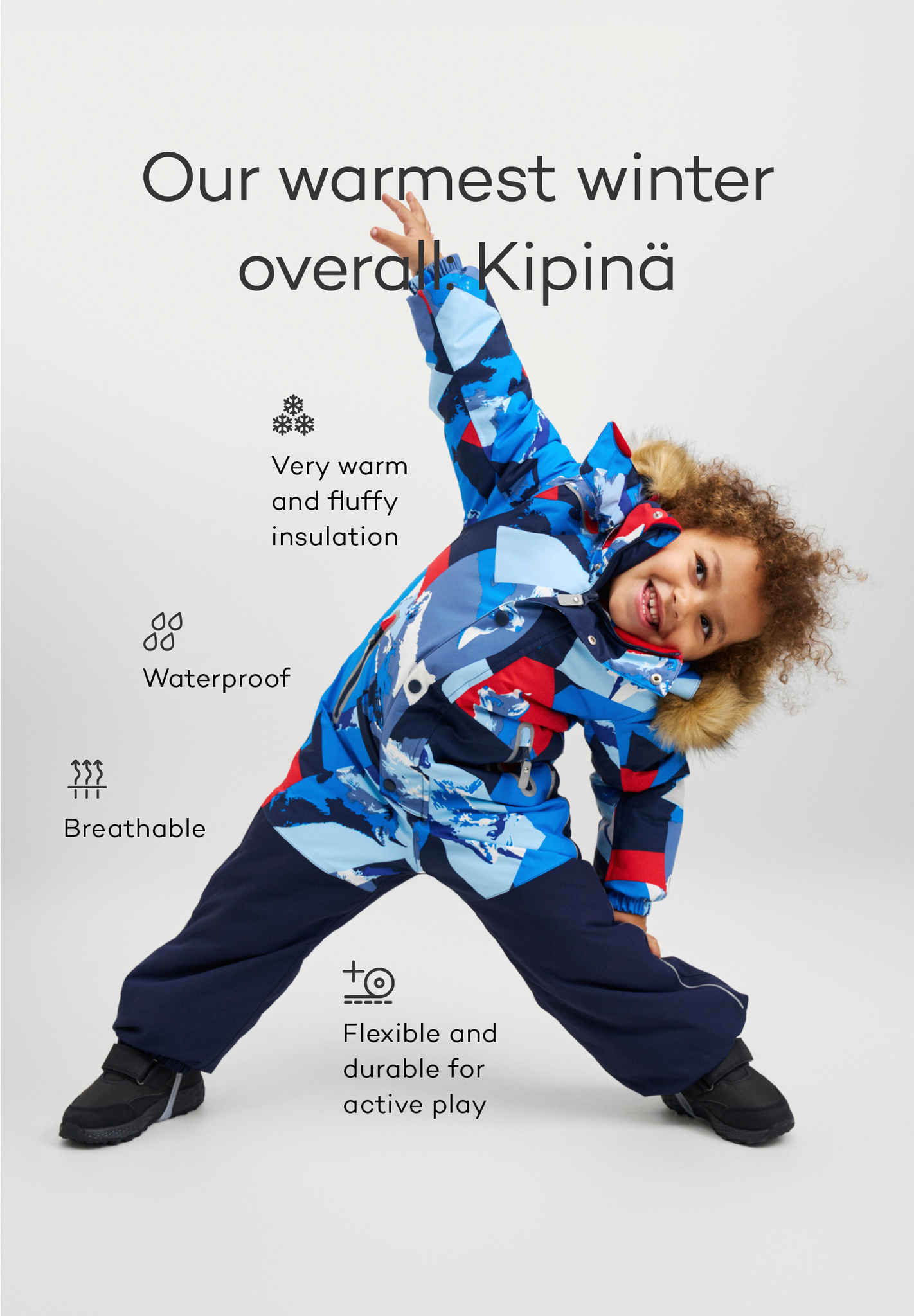 Reima Kipina - Kids' ReimaTec Waterproof Snowsuit