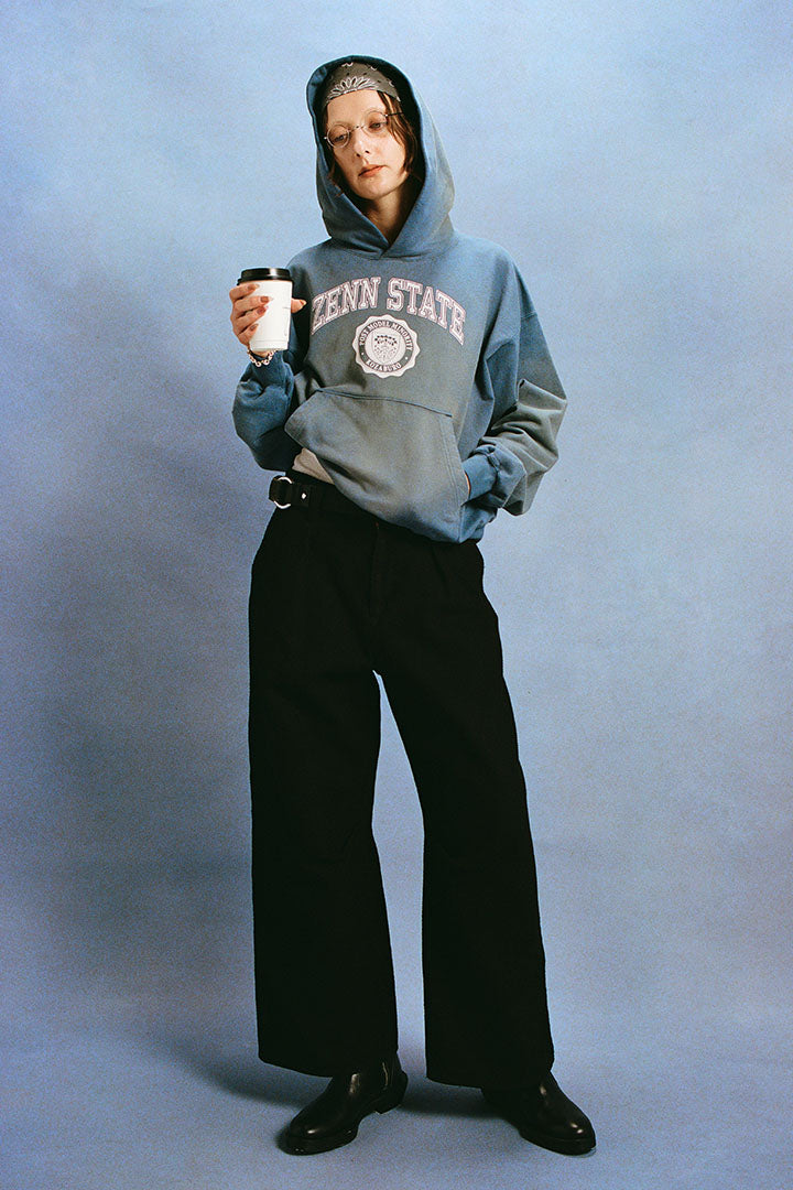 Zenn state hoodie blue AW25 - KOZABURO online store
