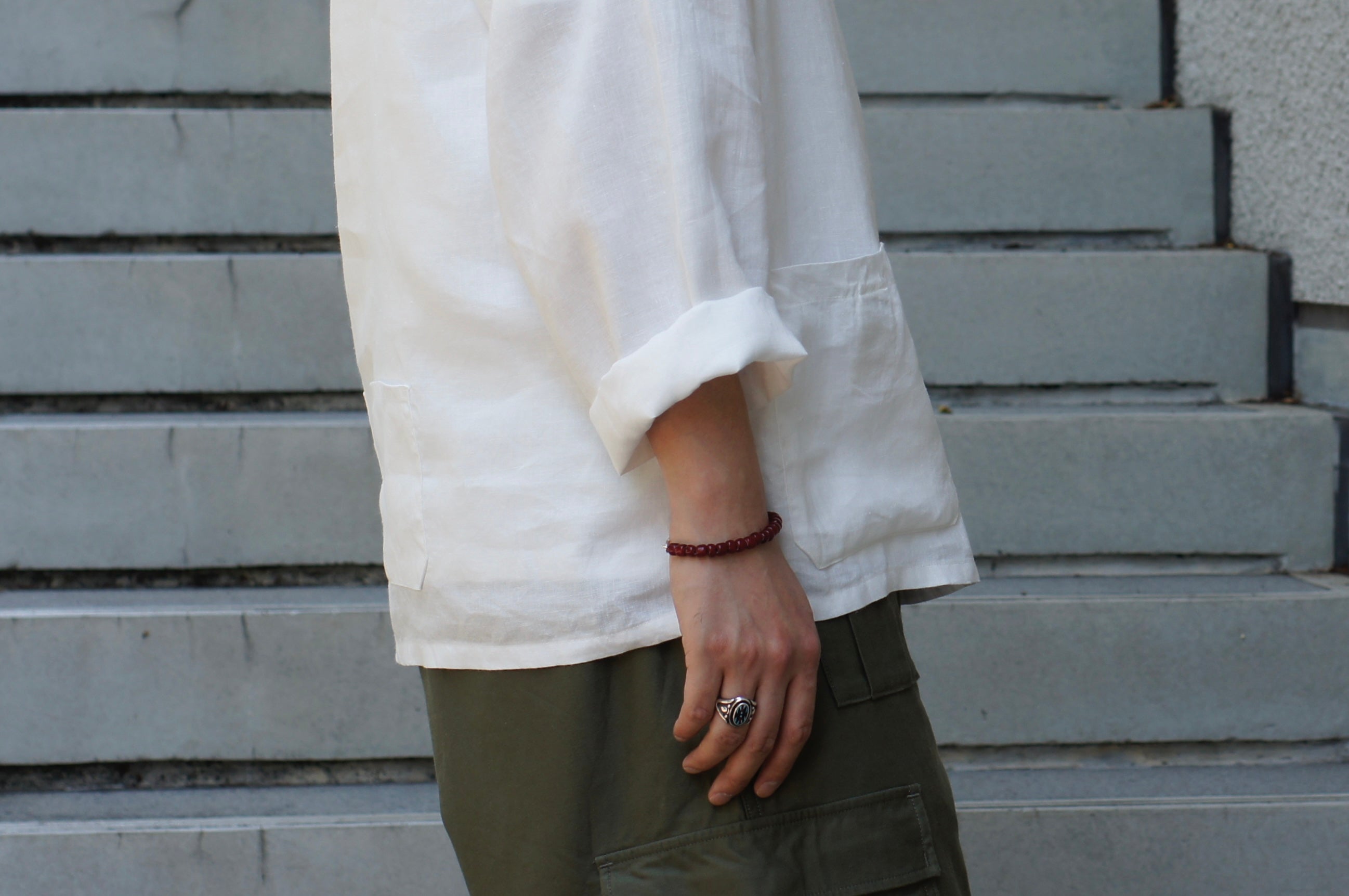 最後のチャンス》FRENCH PULLOVER SHIRT - HEMP – ナイジェル