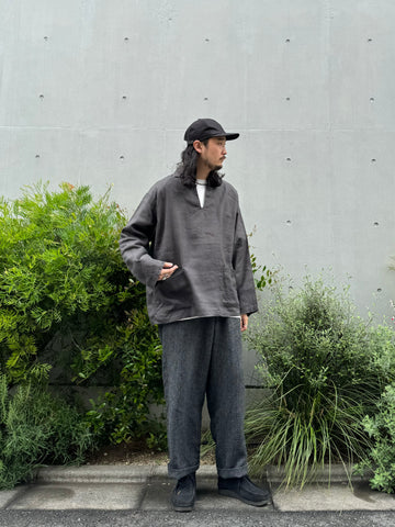 快適性を求めて》FRENCH PULLOVER SHIRT - HEMP – ナイジェル