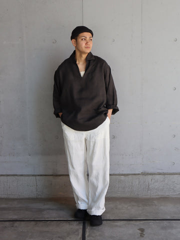 夏に向けて】FRENCH P/O SHIRT - HEMP – ナイジェル・ケーボン