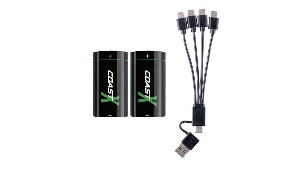 ZITHION-X 9V Rechargeable Batteries | COAST: Innovative LED