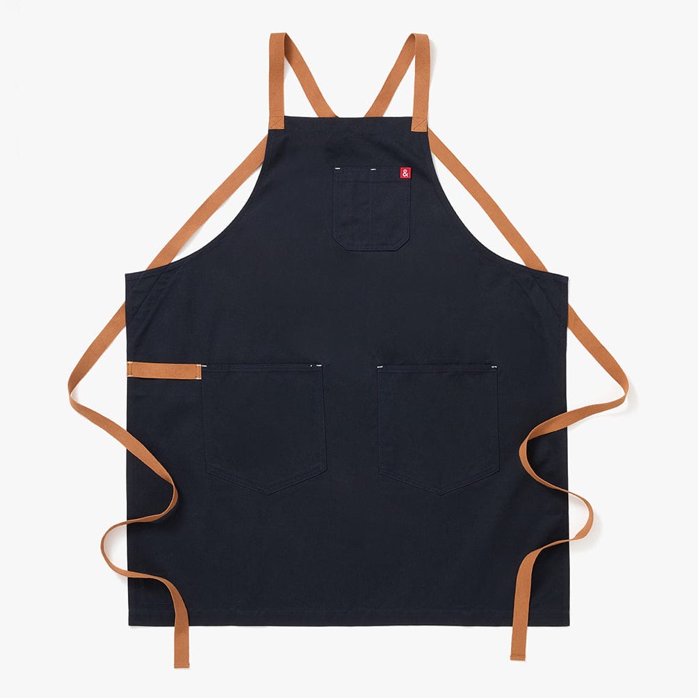 All Day Crossback Apron in Midnight | Functional & Stylish