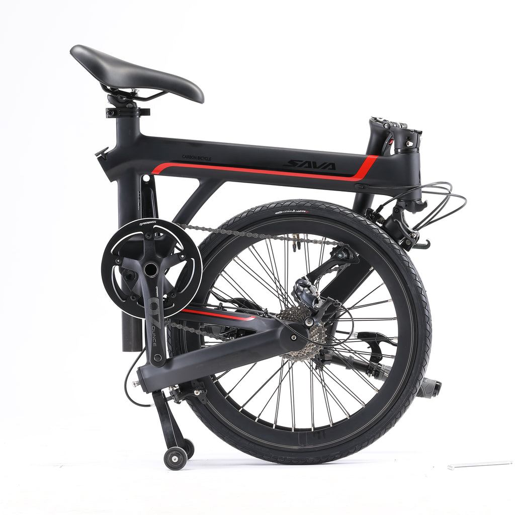 都市生活向けの安価なカーボン折りたたみ自転車 – SAVA Carbon Bike
