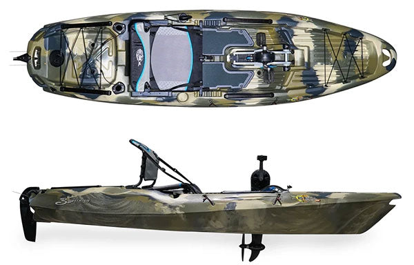 3 Waters Big Fish 105 Pedal Drive Fishing Kayak — Eco Fishing Shop