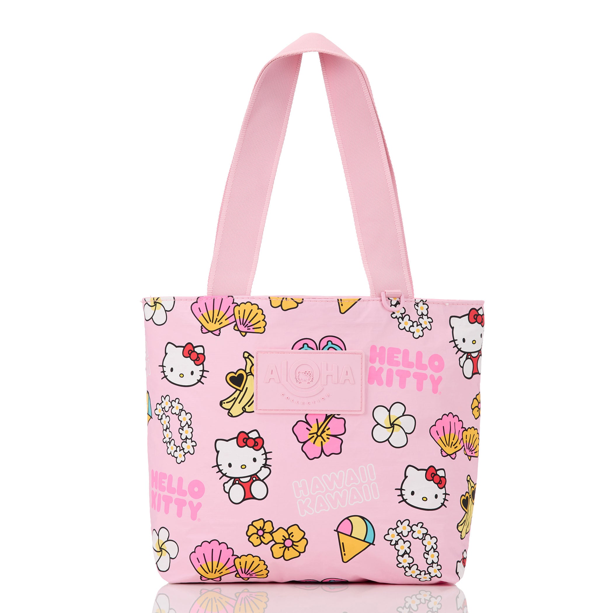 Hawaii Kawaii Icons Mini Tripper in Black on Pink | ALOHA Collection