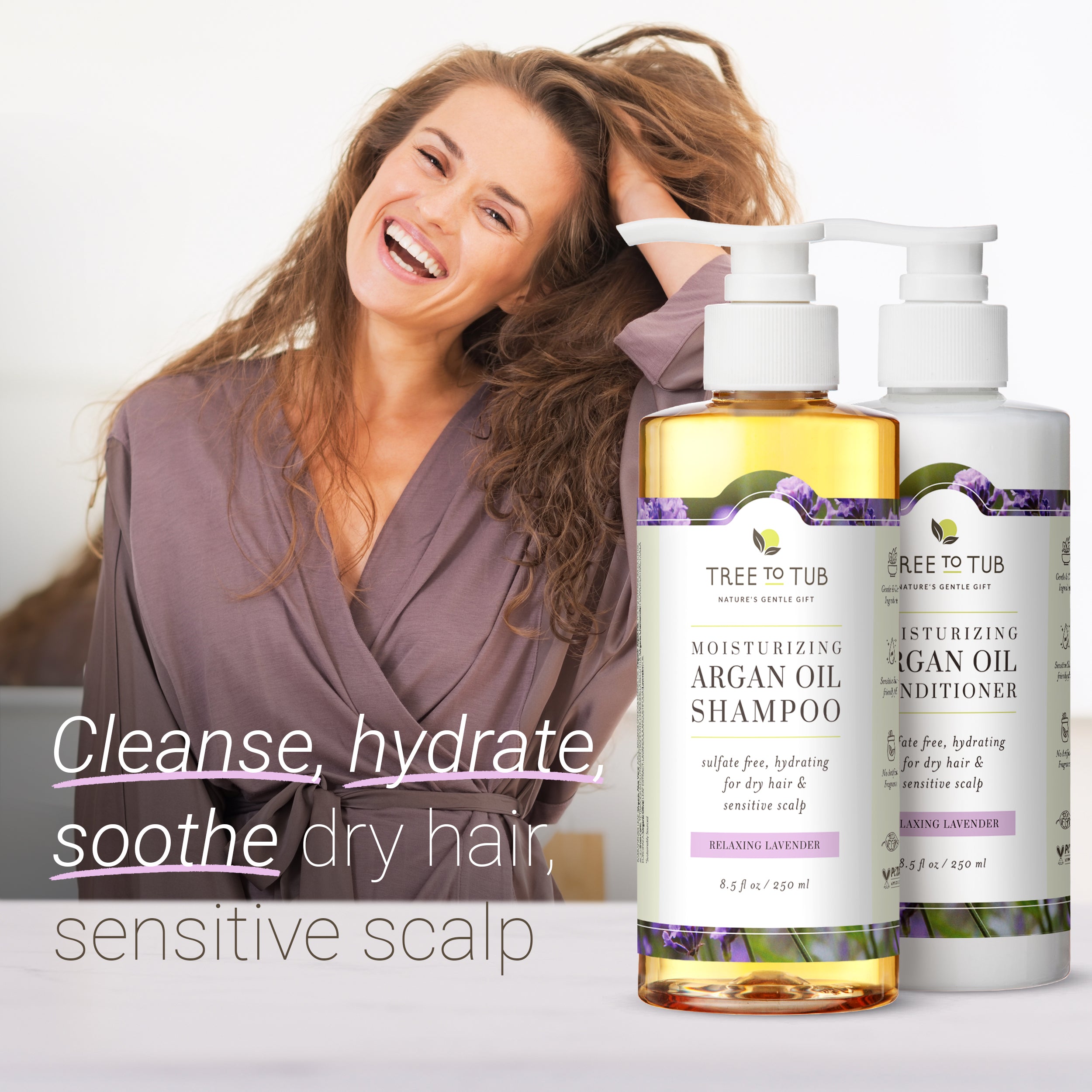 Biotin & Collagen Vegan Shampoo and Conditioner | Tree to Tub
