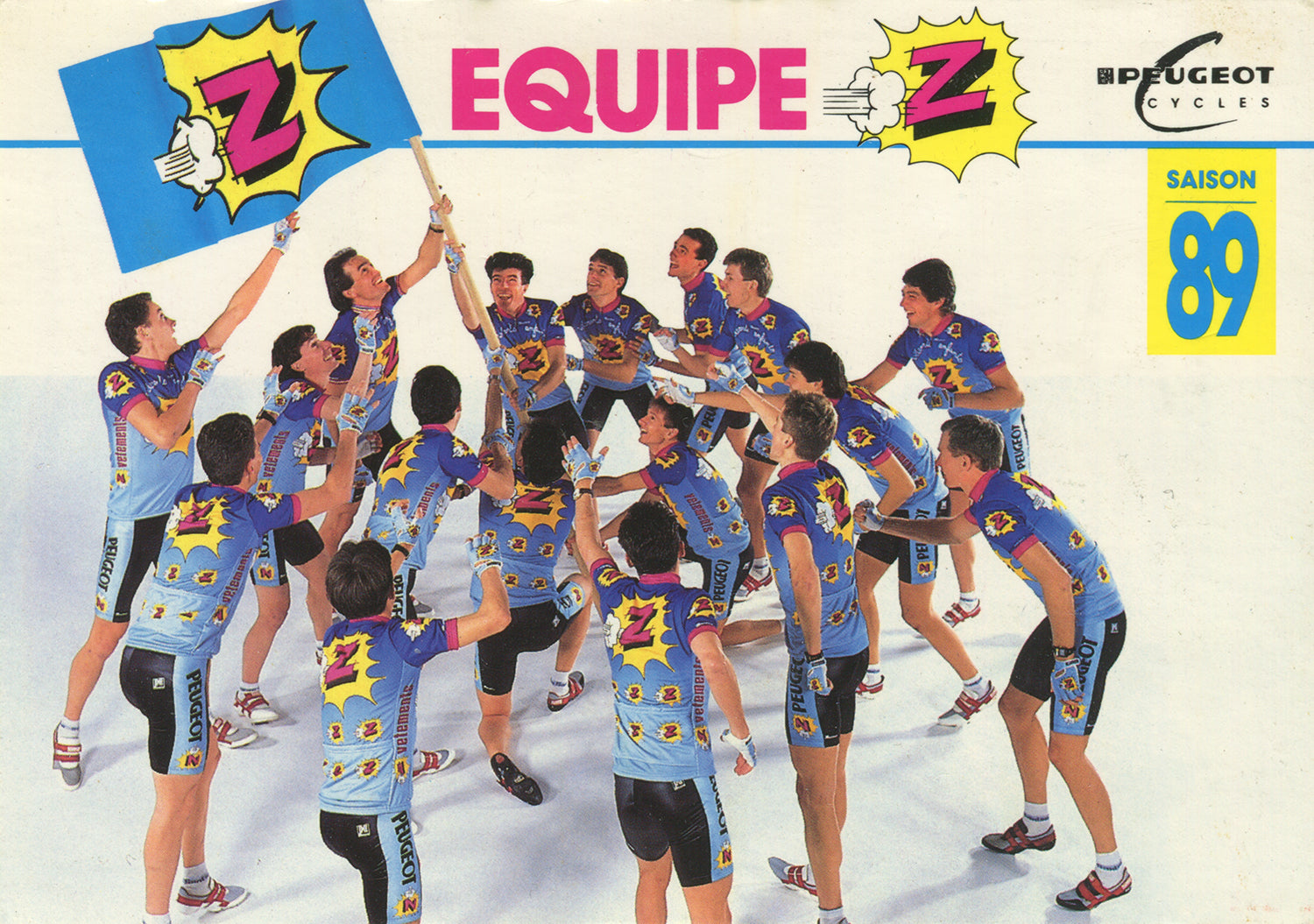 Z Vêtements Cycling Team, 1987 - 1992 | Prendas Ciclismo