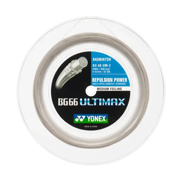 Yonex BG-66 Ultimax Badminton String [200m Reel] – Badminton Avenue
