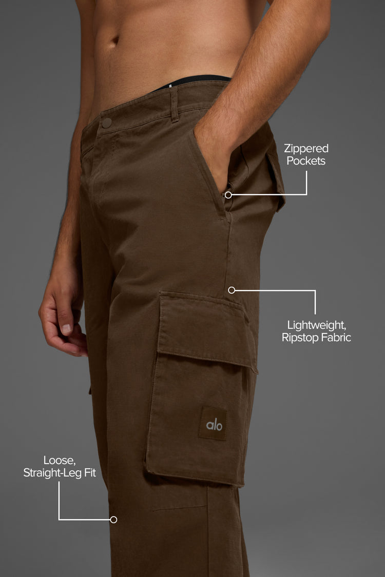 Cargo Ripstop Trouser - Espresso | ALO