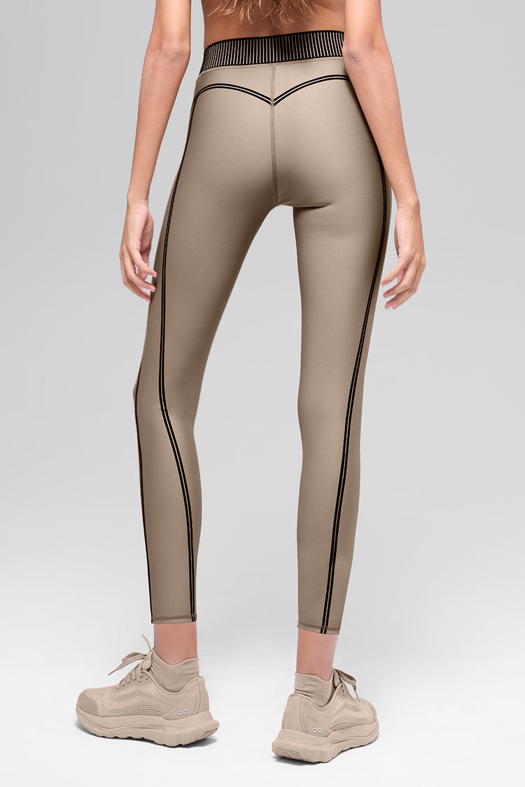 Airlift High-Waist 7/8 Line Up Legging - Gravel | ALO