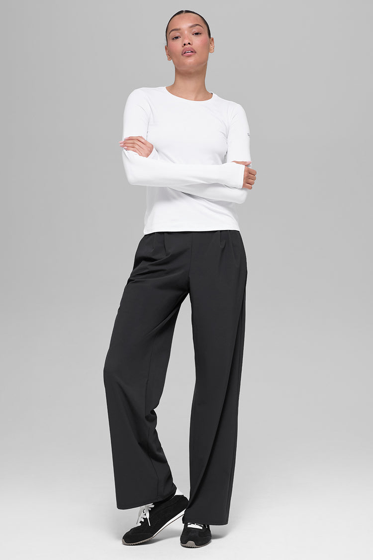 Suit Up Trouser (Long) - Black | ALO