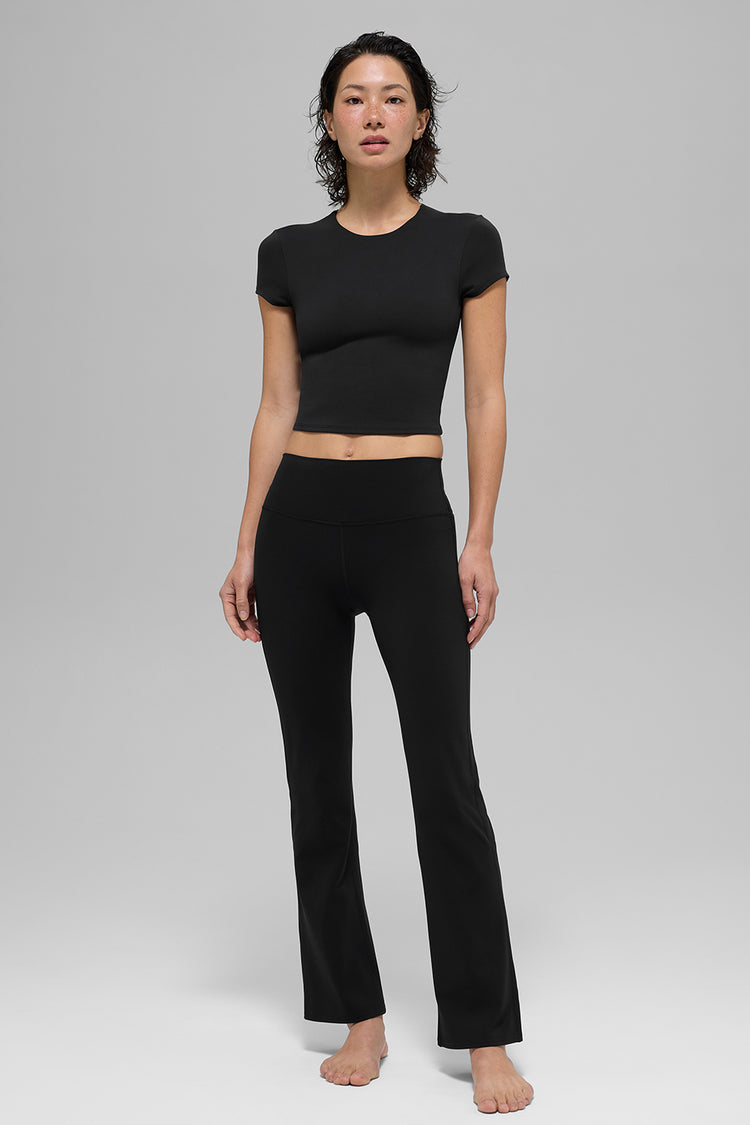 ALO Softsculpt High-Waist 7/8 Bootcut Legging - Black | ALO