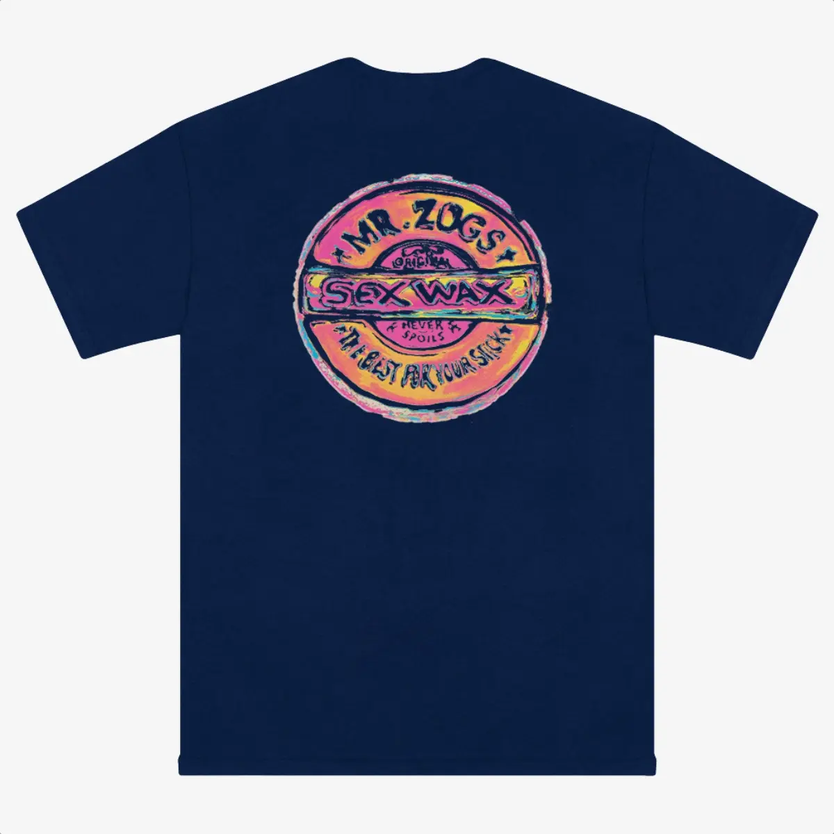 Sex Wax Van Zogh T-shirt Navy - Surfari