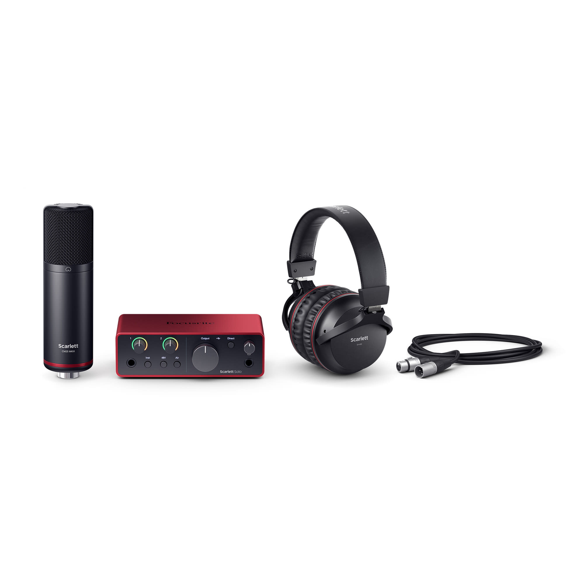 Focusrite Scarlett Solo Studio 4th Gen Recording Bundle w
