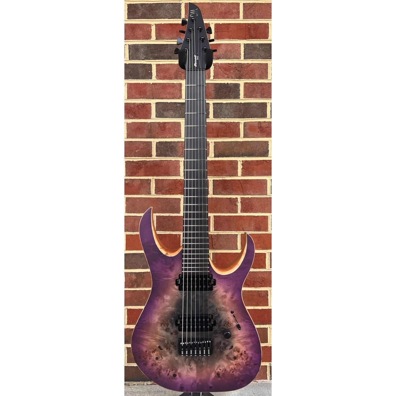 Mayones Duvell Elite 7-String, Supernova Purple Satin, 4A Eye