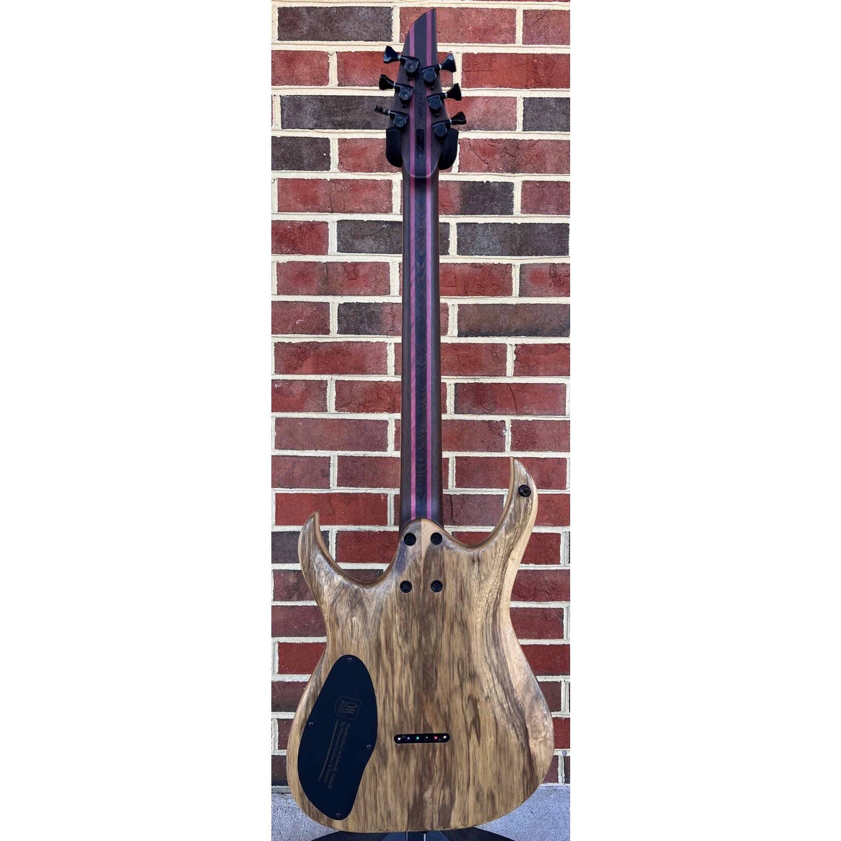 Mayones Duvell Elite 6, Natural Fade Green Burst Out Satin, 4A Eye
