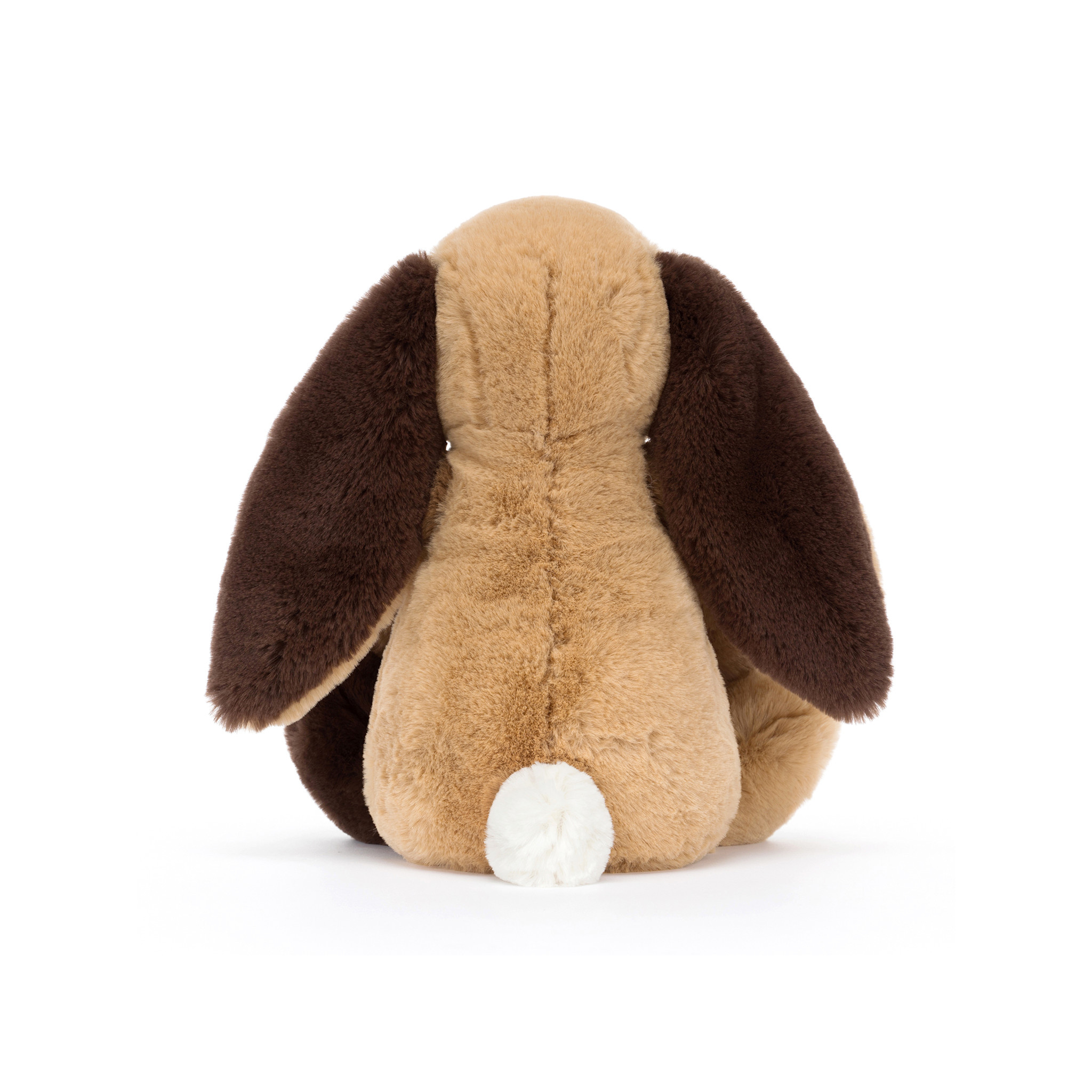 Jellycat Bashful Patchwork Brown Bunny - Pumpkin and Bean